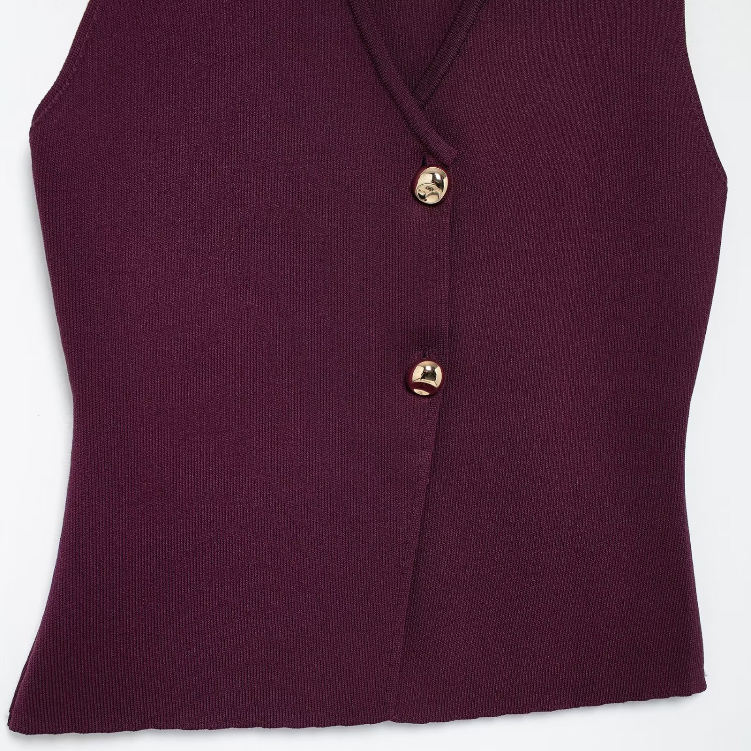 Anna | Sommer Sæt med Strikket Vest og Ankellang Nederdel