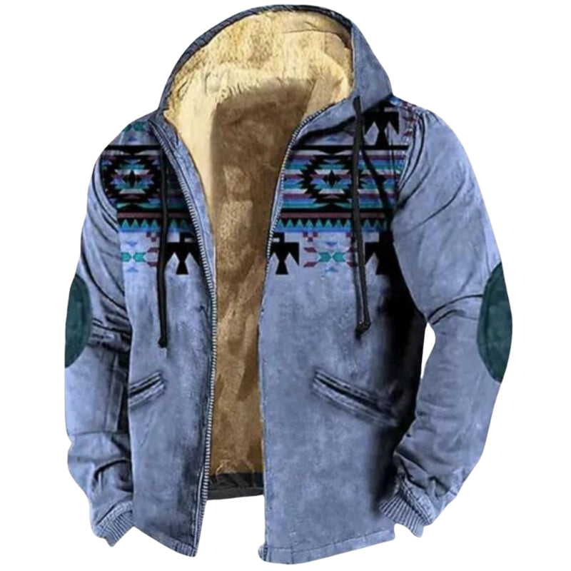 Wyatt – Lange Ærmer Hætte Jakke med Lynlås og Lommer