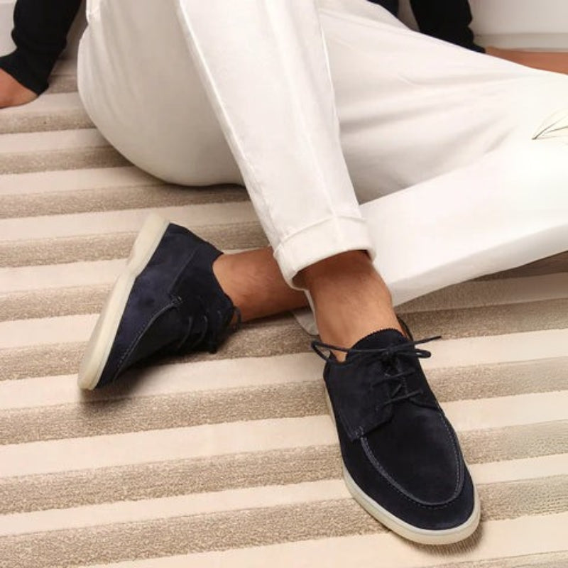 Daniel – Casual Loafers med Letvægtssål og Snørelukning