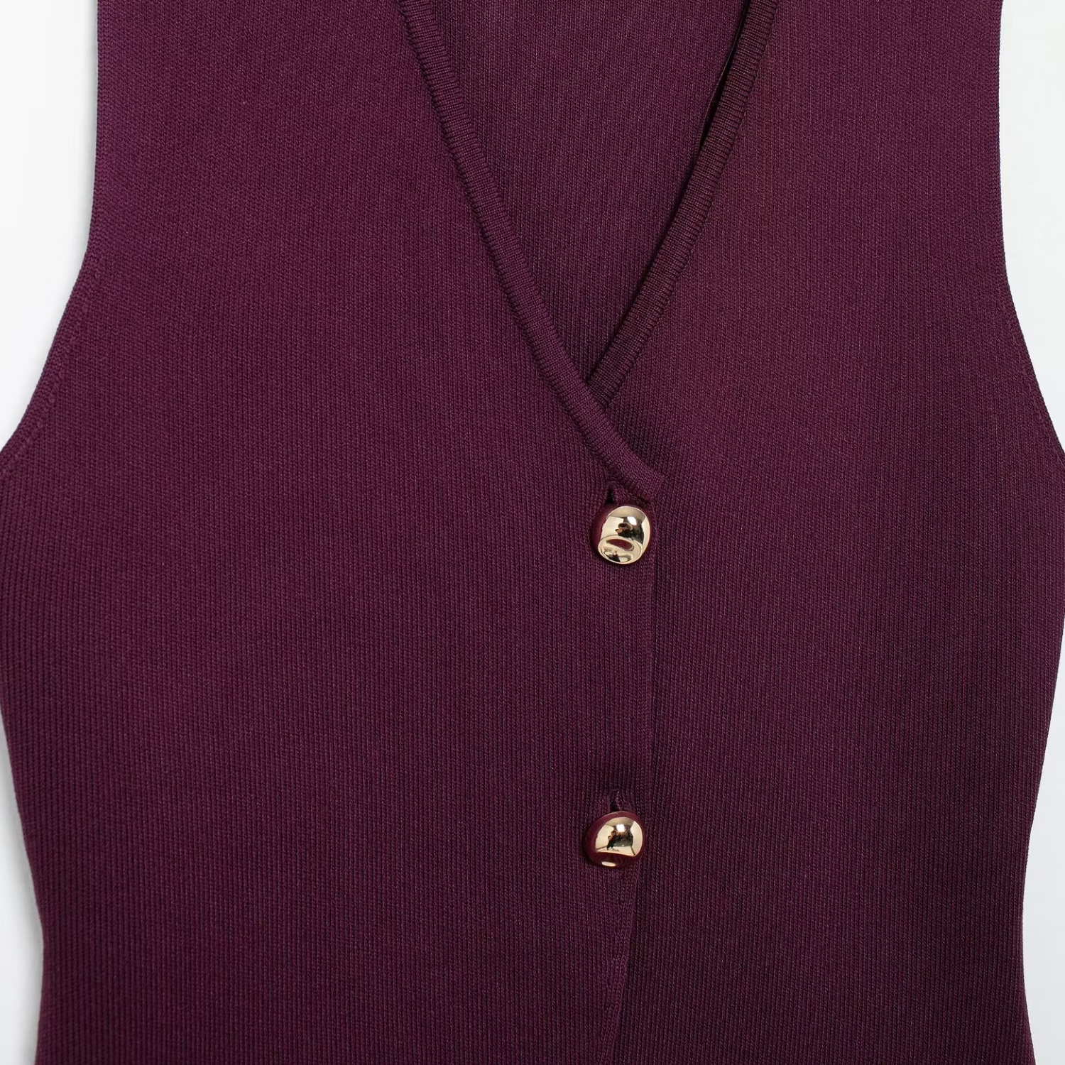 Anna | Sommer Sæt med Strikket Vest og Ankellang Nederdel