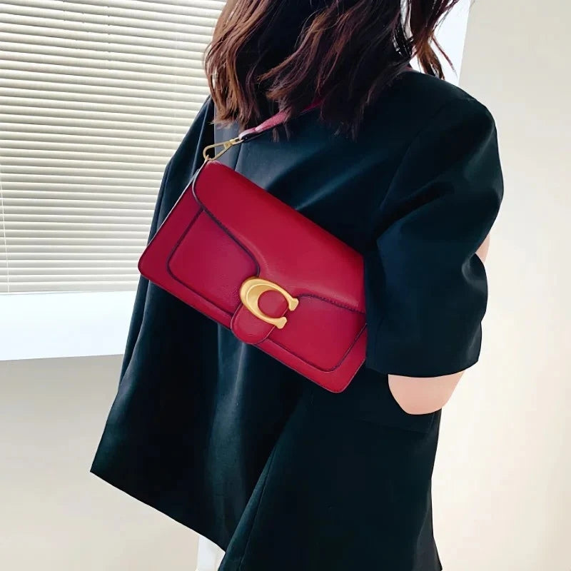 Elysian - Stilfuld Skuldertaske med Dobbelt Håndtag og Godt Opbevaringsrum