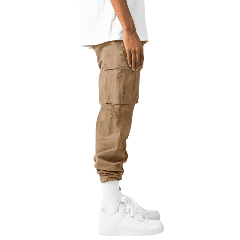 Leonard - Cargo Bukser med Flere Lommer og Justerbar Talje