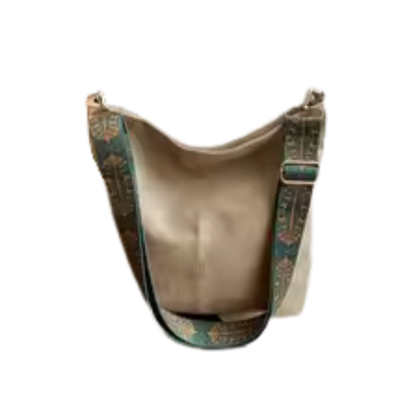 Emily – Skuldertaske med bred rem i bucket crossbody design