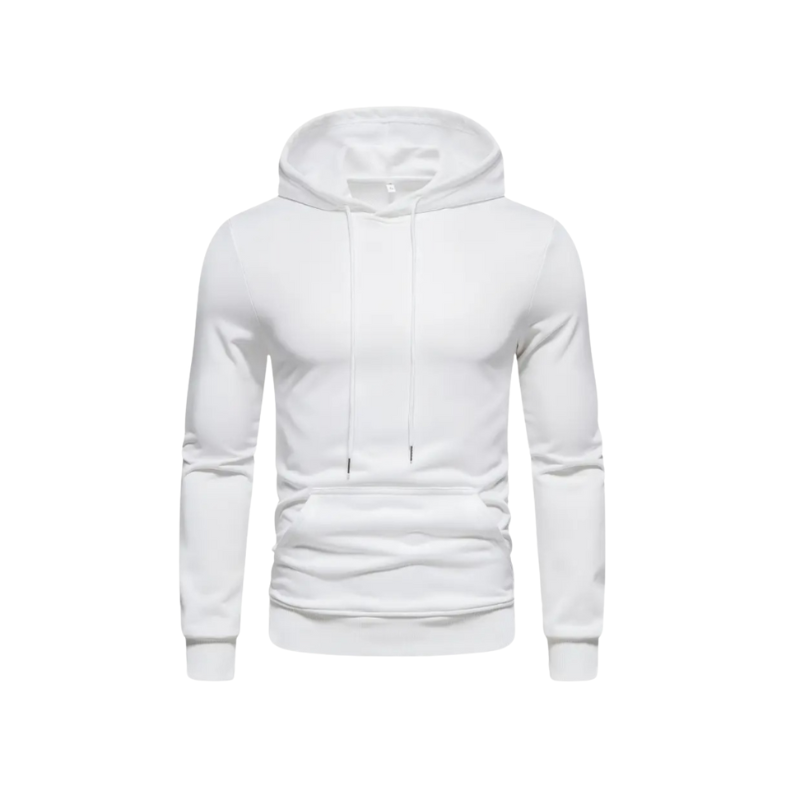 Jason – Langærmet hættetrøje med lommedesign