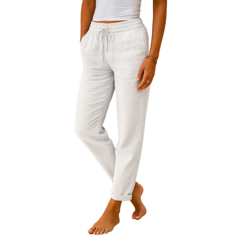 Ezra – Letvægtsbukser med Elastisk Talje og Funktionelle Lommer