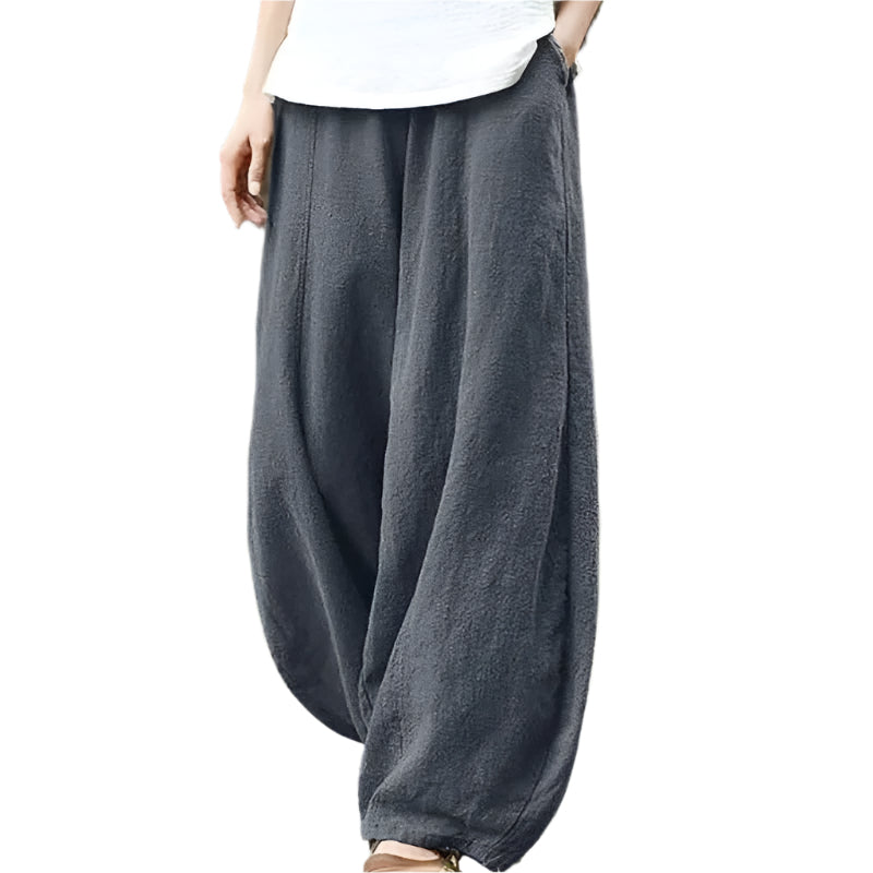 Jasmine – Moderne vide bukser med sidelommer