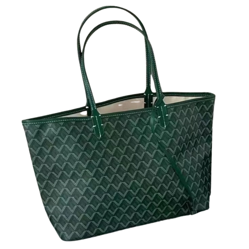 Dahlia - Letvægt Stor Kapacitet Bølge Mønster Håndtaske