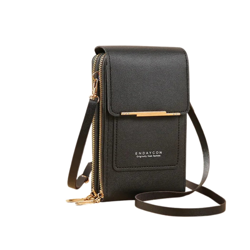 Emma – Skuldertaske med RFID-beskyttelse og Vandtæt Mobilrum