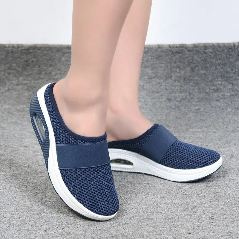 Abigail - Kilesko med rund tå og åndbart overmateriale