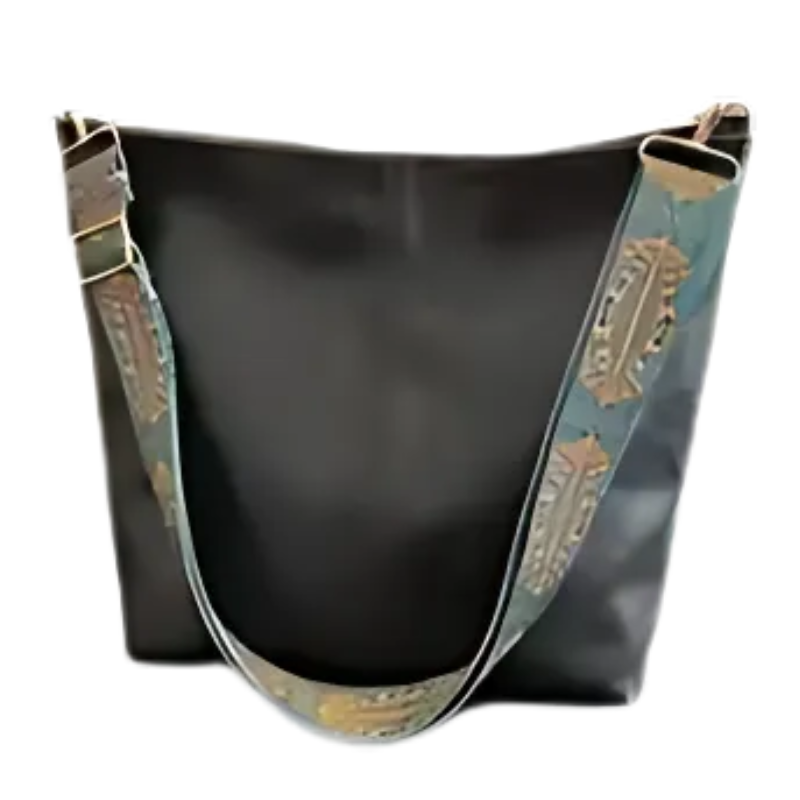 Emily – Skuldertaske med bred rem i bucket crossbody design