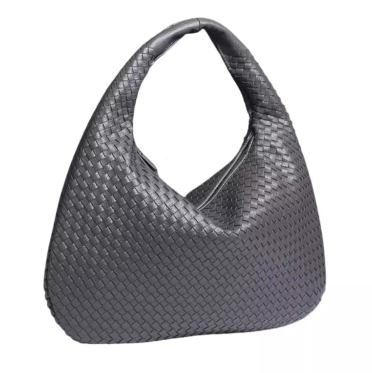 Arvella – Struktureret Håndtaske med Lynlåslukning og Organiseret Indre